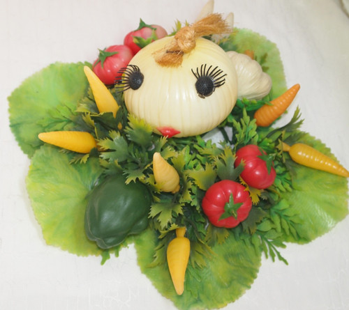 Vtg plastic mrs onion - vtg,